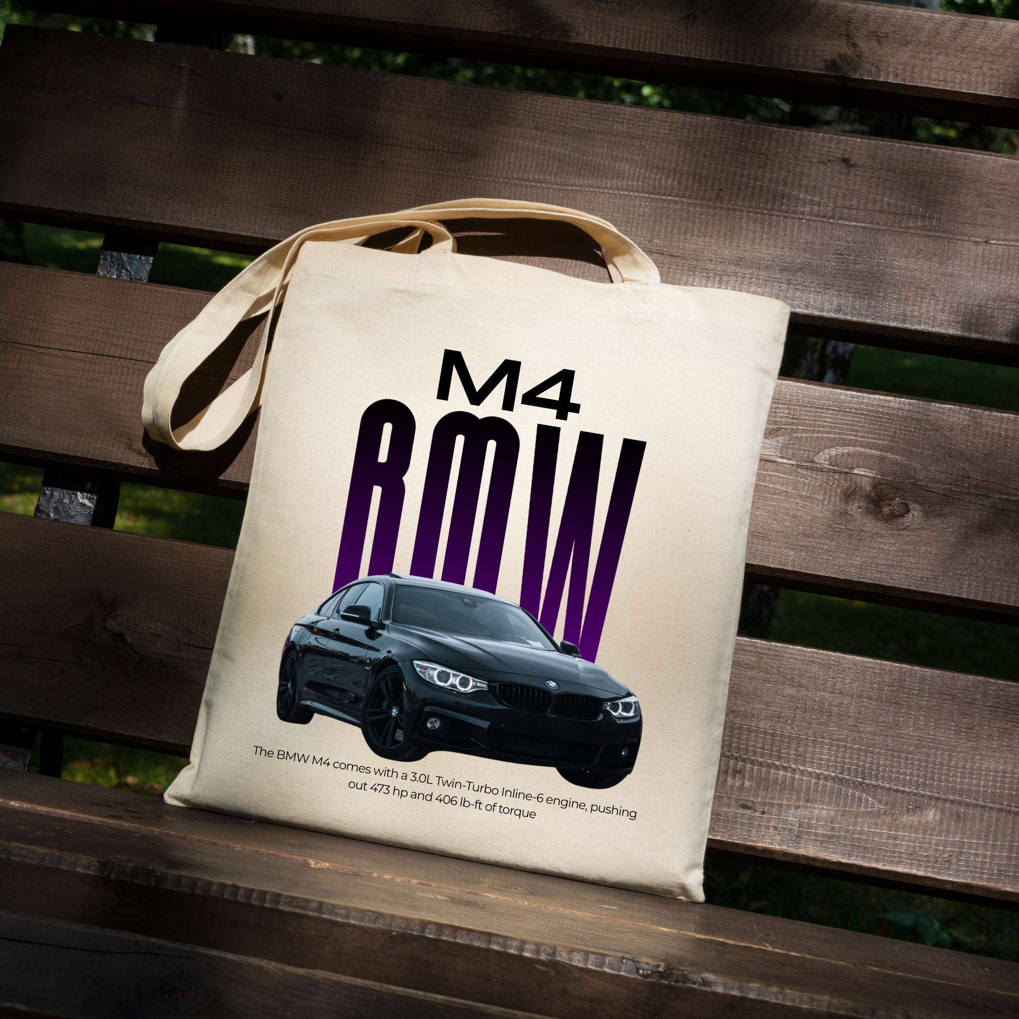 BMW M4 Tote Bag
