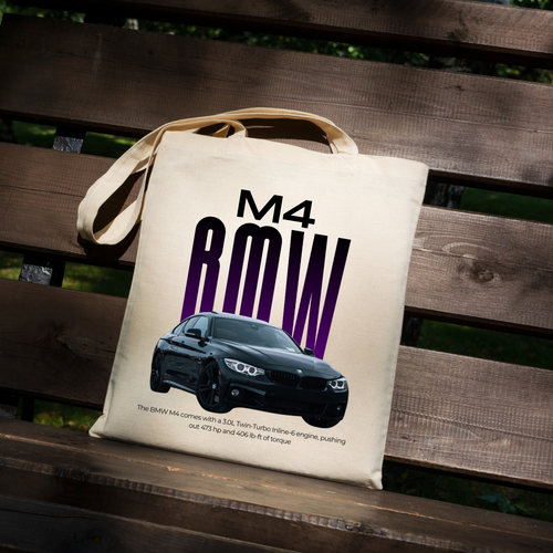 BMW M4 Tote Bag