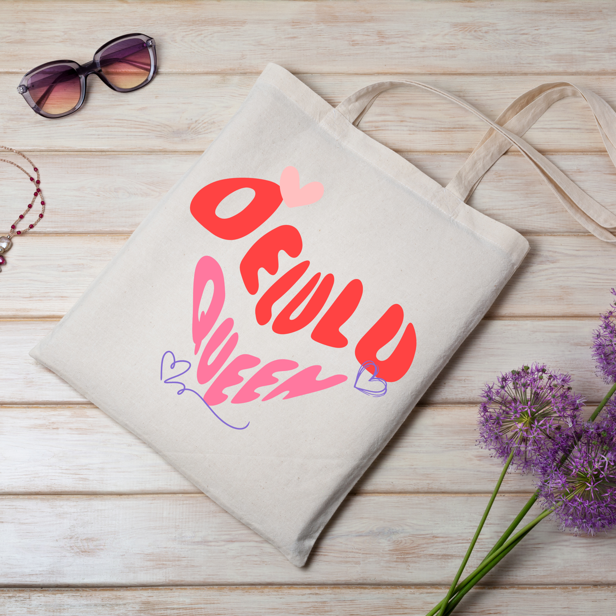 Delulu Queen Tote Bag