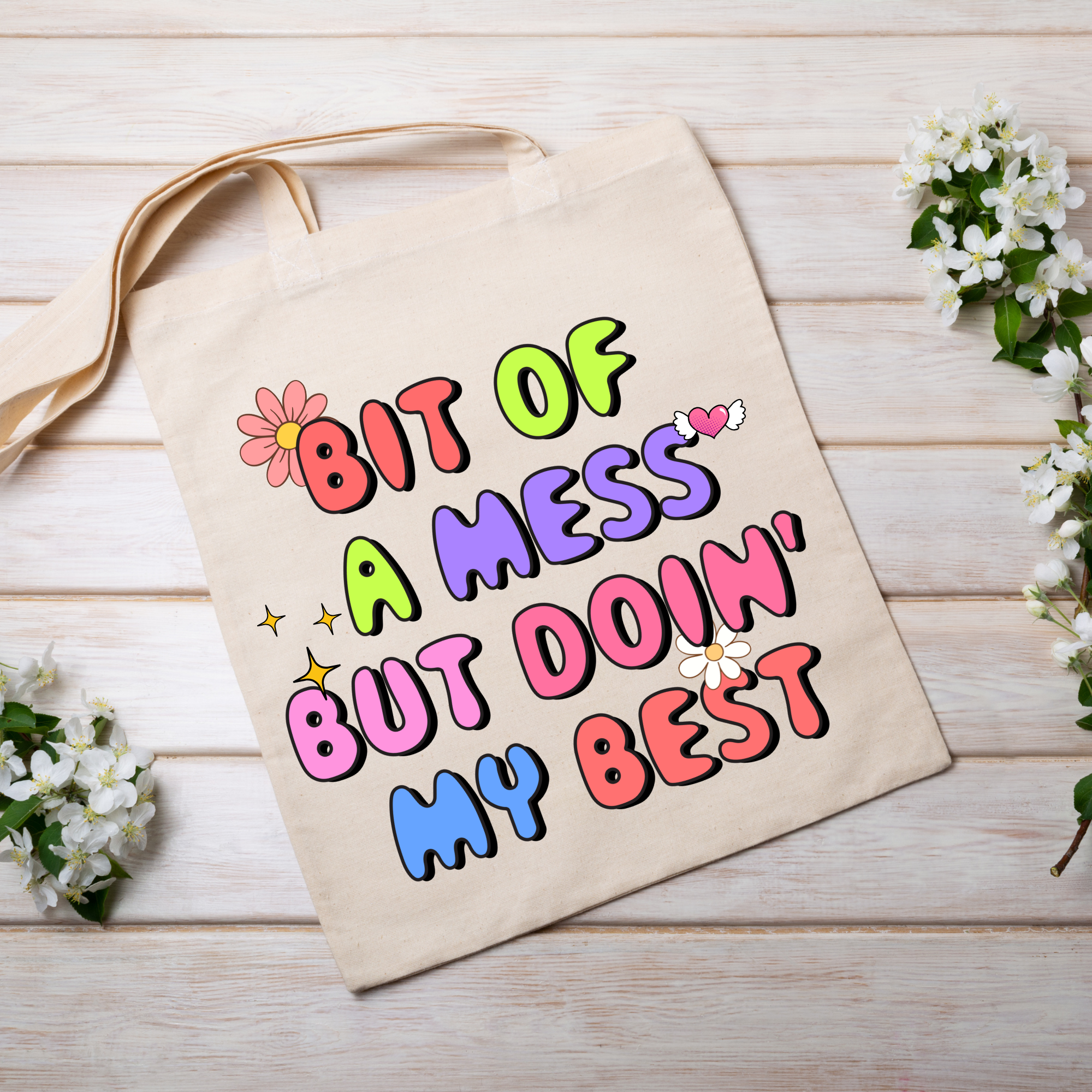Bit of a Mess Tote Bag
