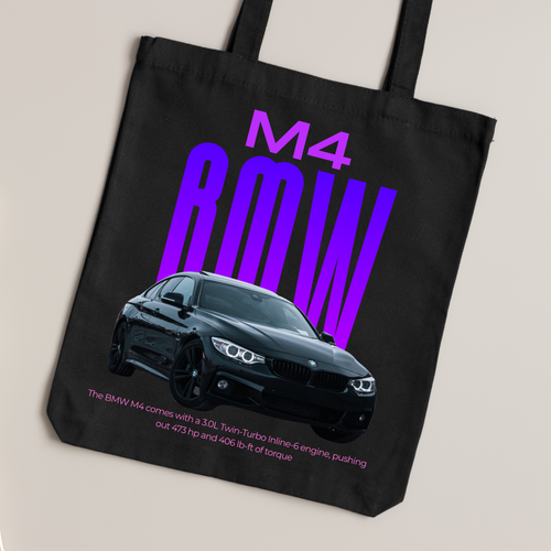 BMW M4 Tote Bag
