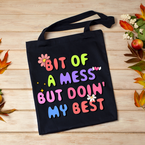 Bit of a Mess Tote Bag